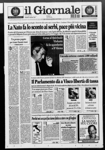 Il giornale : quotidiano del mattino